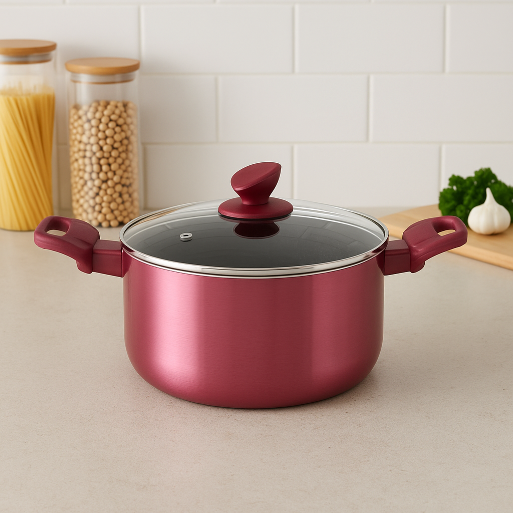 WT-SP004 Marmite à casserole pressée à induction rose