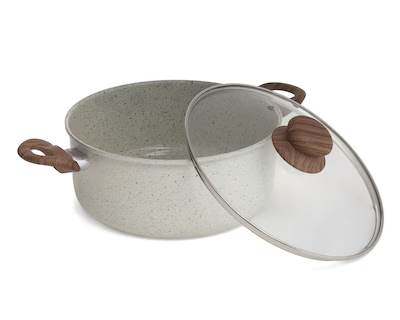WT-SP003 Noir Haute Termperature Peinture Forgée Casserole Marmite