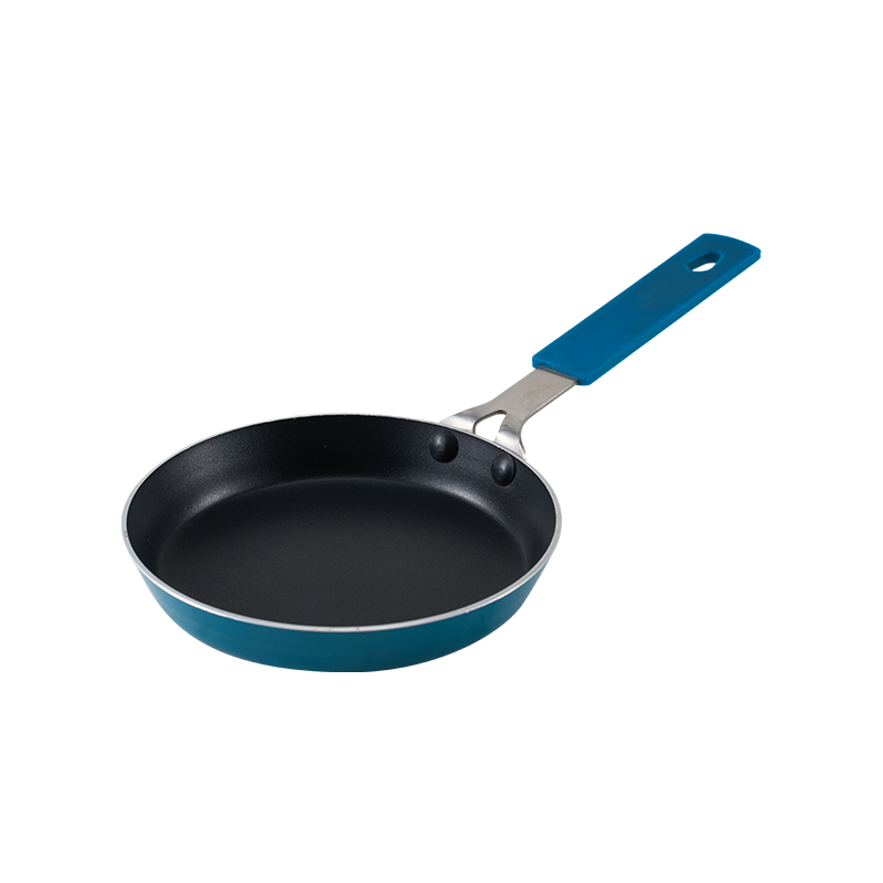 WT-FP003 Poêle à frire pressée antiadhésive domestique bleue