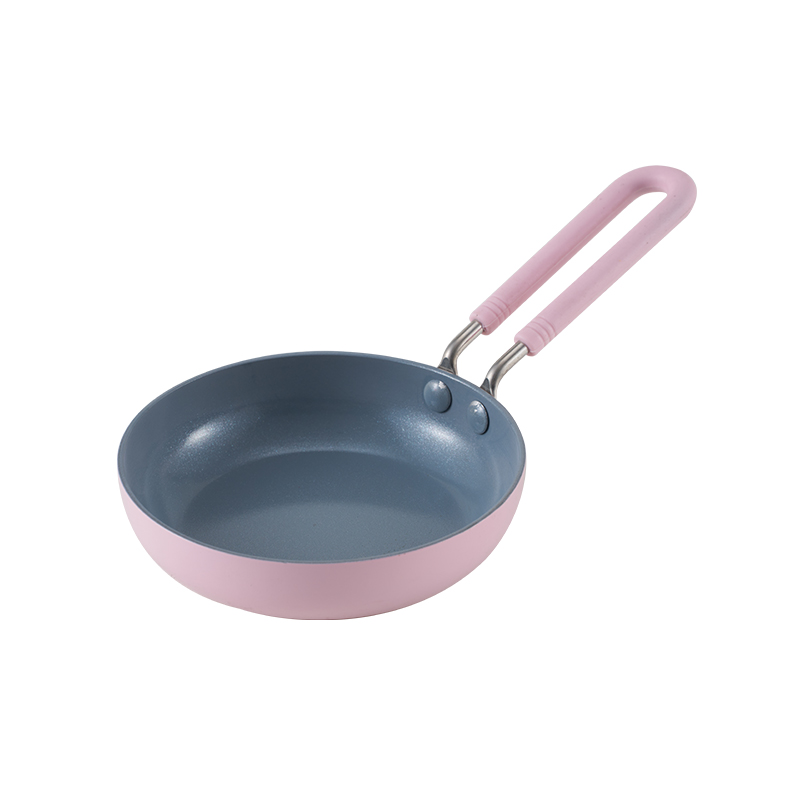 WT-FP013 Poêle à frire pressée thermoconductrice rose