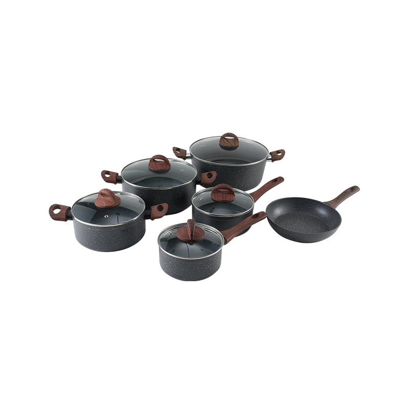 WT-CS010 Batterie de cuisine moderne facile à nettoyer